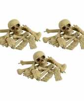 Feest 3x bot en schedel decoratie