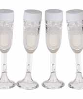 Feest 4x bellenblaas champagne glas
