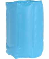 Feest 4x blauwe koelelementen voor een fles
