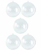 Feest 5x hobby kerstballen 10 cm maken