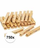 Feest 750x houten wasknijpers knijpers
