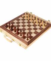 Feest backgammon in koffer