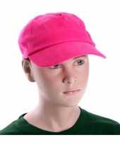 Feest baseballcapjes roze voor kinderen