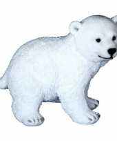 Feest beeldje witte ijsbeer 18 cm