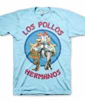 Feest blauw los pollos hermanos t-shirt