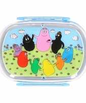 Feest blauwe barbapapa lunchtrommel