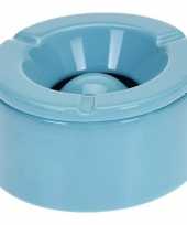 Feest blauwe storm terras asbak 12 cm