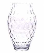 Feest bloemenvaas glas met reli f 40 cm