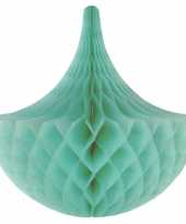 Feest brandvertragende deco kroonluchter mint 35 cm