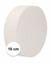 Feest bruiloft neppe taart piepschuim schijf 10 cm 10093660