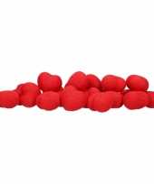 Feest cotton balls rode hartjes lichtsnoer 5 28 meter