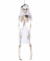 Feest decoratie skelet bruid 41 cm