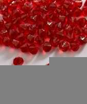 Feest diamantjes rood 9 mm