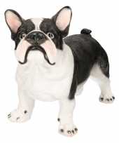 Feest dierenbeeld franse bulldog staand 38 cm