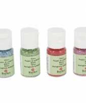 Feest flesje rode hobby glitters 10 ml