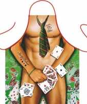 Feest funny bbq schorten strip poker man