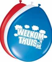 Feest gekleurde welkom thuis ballonnen 36 x