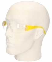 Feest gele vuurwerkbril veiligheidsbril voor kinderen