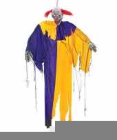 Feest halloween clown decoratie 170 cm