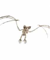 Feest halloween vleermuis skelet halloween horror decoratie 72 cm