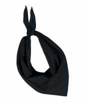 Feest hals zakdoek zwart