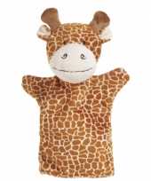 Feest handpop giraffe 23 cm