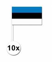 Feest handvlag estland set van 10