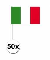 Feest handvlag italie set van 50