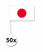 Feest handvlag japan set van 50