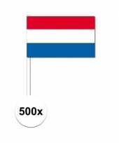 Feest handvlag nederland set van 500x