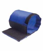 Feest hardloop opberg armband blauw