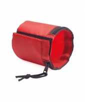 Feest hardloop opberg armband rood