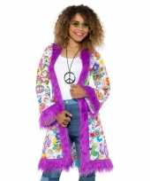 Feest hippie groovy jas voor dames