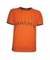 Feest holland t-shirt oranje voor kinderen