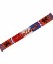 Feest holland voetbalsupporters sjaal rood wit blauw