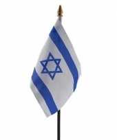 Feest israel vlaggetje met stokje
