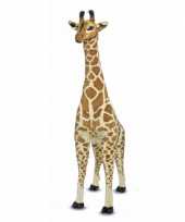 Feest jumbo giraffe knuffel 140 cm