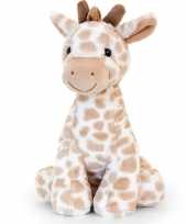 Feest keel toys pluche bruine giraffe knuffel 26 cm
