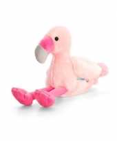 Feest keel toys pluche flamingo knuffel 14 cm