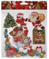 Feest kerst decoratie stickers rood groen multi type 3