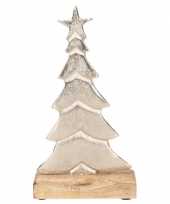 Feest kerstboom decoratie aluminium 24 cm