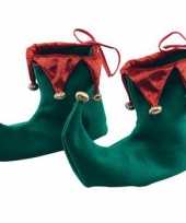 Feest kerstmis schoenen groen