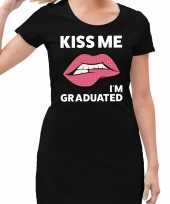 Feest kiss me i am graduated jurkje zwart dames