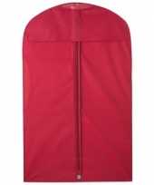 Feest kledingstukken beschermhoezen rood 100 x 60 cm 10 stuks