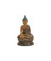 Feest klein tuin beeldje boeddha 26 cm
