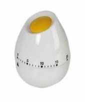Feest kookwekker eierwekker ei met dooier 8 cm