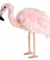 Feest levensechte hansa pluche flamingo knuffel 38 cm