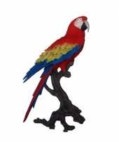 Feest luxe tropische vogel beeld papegaai 70 cm