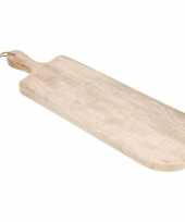 Feest mango houten kaarsenplateau 49 cm