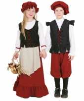 Feest middeleeuws meisjes kostuum